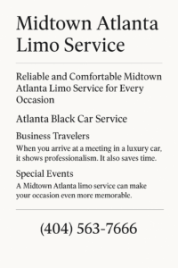 Midtown Atlanta, GA limo rental service