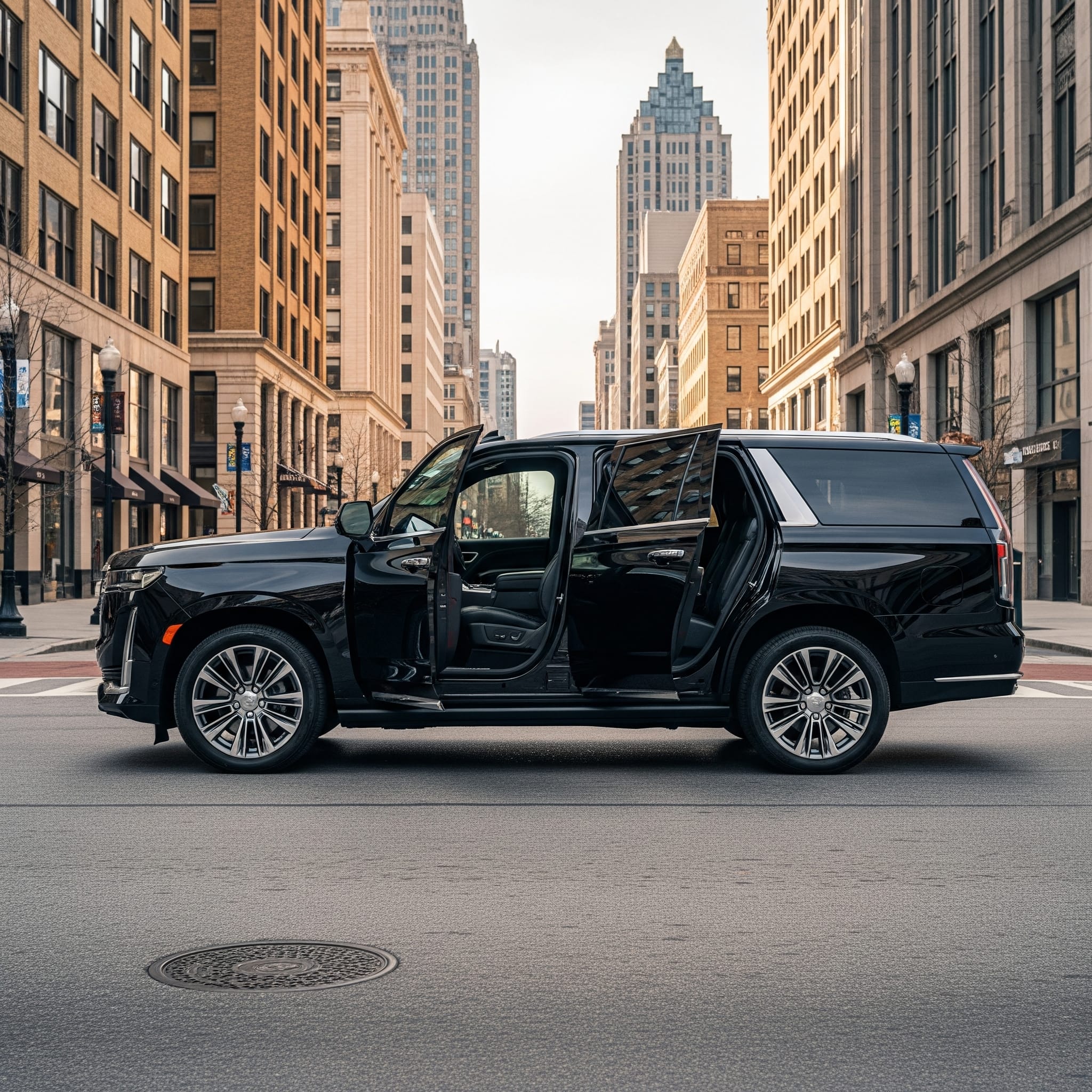 Black Car Service in Downtown Atlanta, Georgia