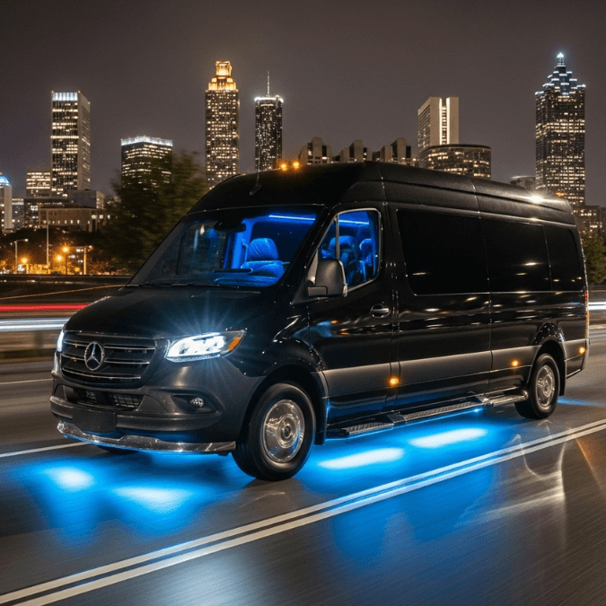 Sprinter Limo Rental in Atlanta GA for Airport Transfers