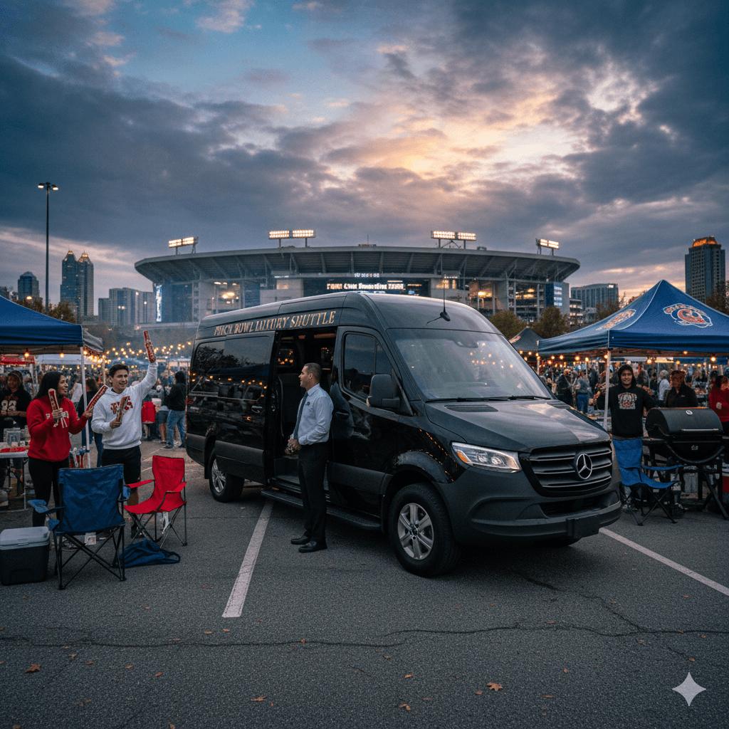 Private limo service to Mercedes-Benz Stadium in Atlanta
