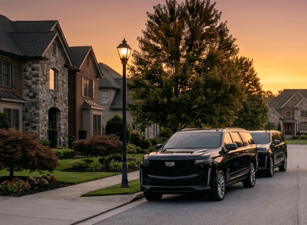 Cadillac Escalade limo service in Atlanta