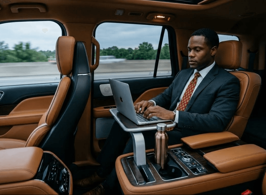 Luxury Black SUV with Wi-Fi in Atlanta