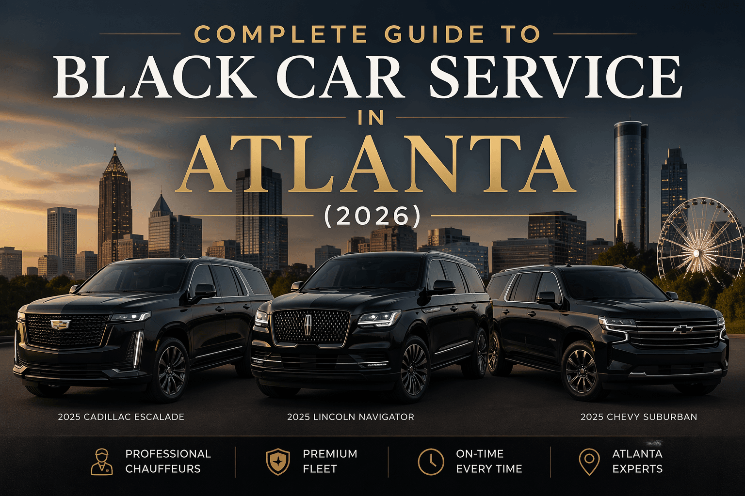 the complete guide to black car service in atlanta 2026